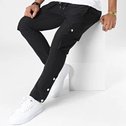 De gros 👍 Pantalon Cargo 7419 Noir de Classic Series ❤️ -HautStyle Boutique classic series 338307 7419 BLACK 20220928T160519 03