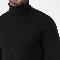 Coupon ✔️ Pull Col Roulé J663 Noir de Classic Series 🎁 -HautStyle Boutique classic series 338316 J663 3 20220926T151020 02