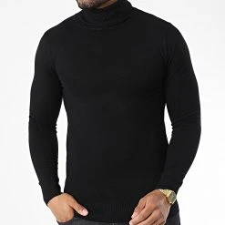 Coupon ✔️ Pull Col Roulé J663 Noir de Classic Series 🎁 -HautStyle Boutique classic series 338316 J663 3 20220926T151022 03