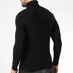 Coupon ✔️ Pull Col Roulé J663 Noir de Classic Series 🎁 -HautStyle Boutique classic series 338316 J663 3 20220926T151023 04