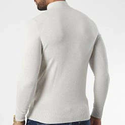 Le moins cher ✔️ Pull Col Cheminée 665 Beige de Classic Series 🎉 -HautStyle Boutique classic series 338379 J665 1 20220923T152532 04