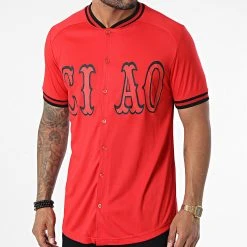 Sortie 👏 Tee Shirt Oversize 5929 Rouge de Classic Series 🔔