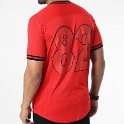 Sortie 👏 Tee Shirt Oversize 5929 Rouge de Classic Series 🔔 -HautStyle Boutique classic series 338384 5929 RED 20220926T151547 04