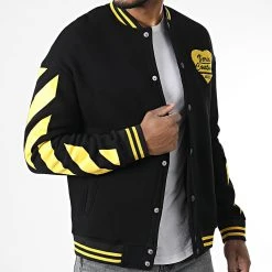 Les meilleures critiques de 💯 Veste Teddy 7421 Noir Jaune de Classic Series 😉 -HautStyle Boutique classic series 338428 7421 BLACK 20220926T155648 03