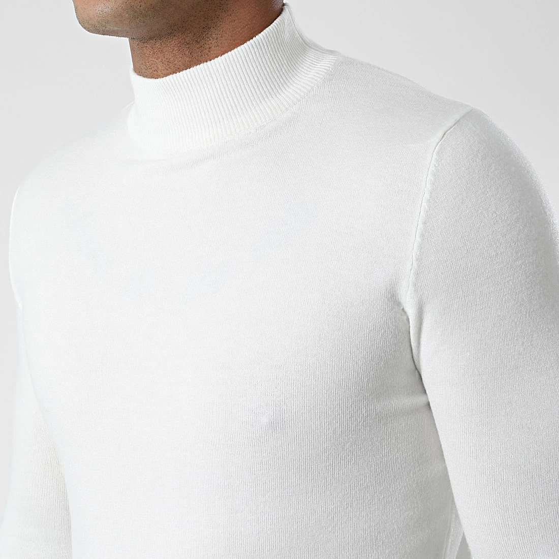 Nouveau ✨ Pull Col Cheminée 665 Beige Clair de Classic Series 🌟 4 Nouveau ✨ Pull Col Cheminée 665 Beige Clair de Classic Series 🌟 – Image 2