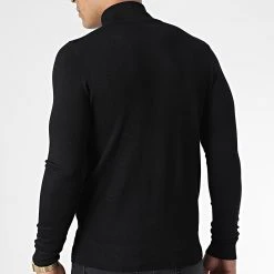 Nouveau ✨ Pull Col Zippé J666 Noir de Classic Series 🤩 -HautStyle Boutique classic series 338479 J666 9 20220920T162137 04