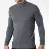 Meilleure affaire 🧨 Pull Col Cheminée 665 Gris Chiné de Classic Series 🎉 -HautStyle Boutique classic series 338486 J665 9 20220921T154456 01