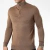 Bon marché 🌟 Pull Col Zippé J666 Camel de Classic Series ⭐ -HautStyle Boutique classic series 338599 J666 4 20220921T154403 01