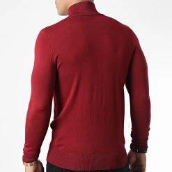 Sortie ✨ Pull Col Zippé J666 Bordeaux de Classic Series ✔️ -HautStyle Boutique classic series 338601 J666 7 20220921T154046 04
