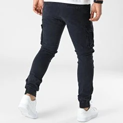 Nouveau 🛒 Pantalon Cargo 7685 Bleu Marine de Classic Series 😀 -HautStyle Boutique classic series 338658 7685 3 20221017T152108 04