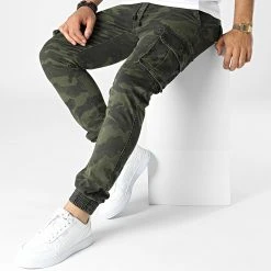 De gros ✨ Pantalon Cargo Camouflage 7689 Vert Kaki de Classic Series ❤️ -HautStyle Boutique classic series 338661 7689 20221017T152255 03