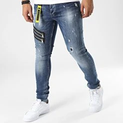 Meilleur prix 👍 Jean Slim 53-01B Bleu Denim de Classic Series 🧨