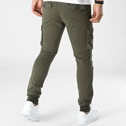 Grosses soldes ❤️ Pantalon Cargo 7686 Vert Kaki de Classic Series ⭐ -HautStyle Boutique classic series 338727 7686 2 GN 20221017T152146 04