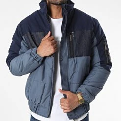 De gros ✔️ Veste Zippée 211 Gris Bleu Marine Denim de Classic Series 💯