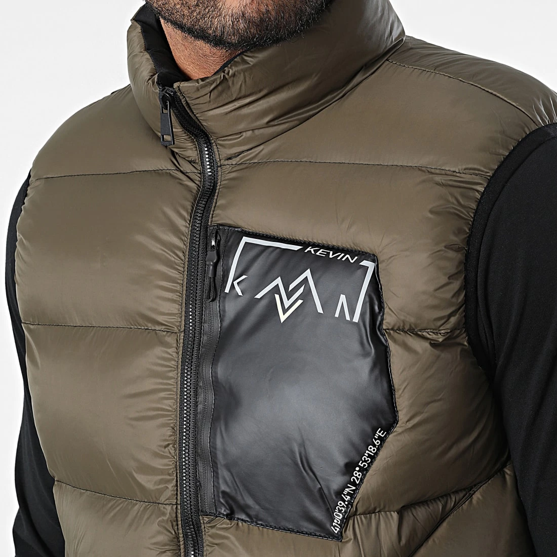 Vente flash 🔔 Doudoune Sans Manches 209 Vert Kaki de Classic Series ⌛ 4 Vente flash 🔔 Doudoune Sans Manches 209 Vert Kaki de Classic Series ⌛ – Image 2