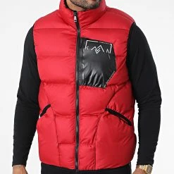 Vente flash ✔️ Doudoune Sans Manches 209 Rouge de Classic Series 🧨