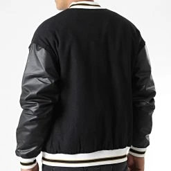 Coupon ✔️ Veste Teddy 7427 Noir Blanc de Classic Series 🌟 -HautStyle Boutique classic series 339409 7427 NOIR 20221004T155418 04