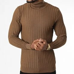 Meilleure affaire 🎁 Pull Col Roulé APR-334 Camel de Classic Series 😍 -HautStyle Boutique classic series 340516 APR 334 CAMEL 20220929T161318 03