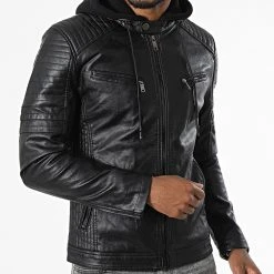Offres ⌛ Veste Biker LP5537 Noir de Classic Series 👍 -HautStyle Boutique classic series 340650 LP5537 K BLACK 20220929T160622 03