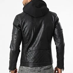 Offres ⌛ Veste Biker LP5537 Noir de Classic Series 👍 -HautStyle Boutique classic series 340650 LP5537 K BLACK 20220929T160624 04