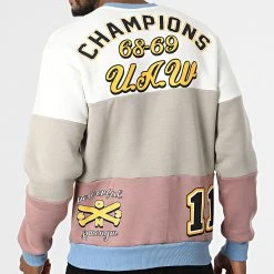 De gros ❤️ Sweat Crewneck 1136 Beige Clair Taupe Rose de Classic Series 🛒