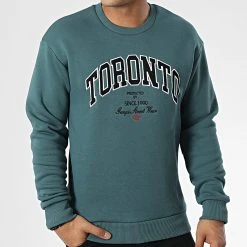 Meilleure vente 😉 Sweat Crewneck 1123 Bleu Pétrole de Classic Series 😉 -HautStyle Boutique classic series 340760 GK 1123 PETROL 20221006T152352 03