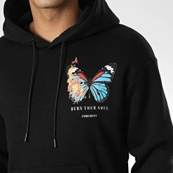 Nouveau 🤩 Sweat Capuche 1126 Noir de Classic Series 😍 -HautStyle Boutique classic series 340781 GK 1126 SIYAH 20221006T151908 02