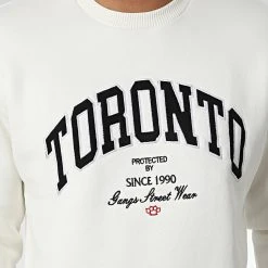 De gros 🎉 Sweat Crewneck 1123 Beige Clair de Classic Series ✔️ -HautStyle Boutique classic series 340801 GK 1123 EKRU 20221006T152120 02