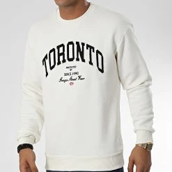 De gros 🎉 Sweat Crewneck 1123 Beige Clair de Classic Series ✔️ -HautStyle Boutique classic series 340801 GK 1123 EKRU 20221006T152122 03