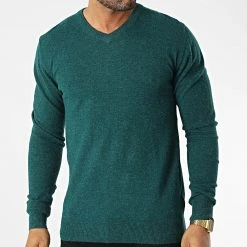 Tout neuf ⌛ Pull Col V 6745 Vert de Classic Series ⌛ -HautStyle Boutique classic series 342220 6745 VERT SAPIN 20221020T135234 03