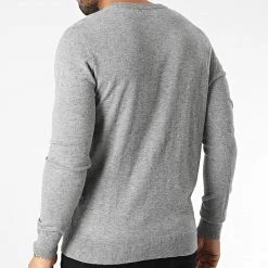 Tout neuf 🎁 Pull Col V 6745 Gris Chiné de Classic Series 🔔 -HautStyle Boutique classic series 342221 6745 GRIS CHINE 20221020T135315 04