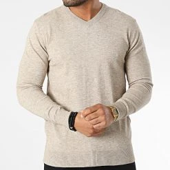 Coupon ❤️ Pull Col V 6745 Beige de Classic Series 😉 -HautStyle Boutique classic series 342223 6745 BEIGE 20221020T135040 03