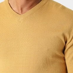 Bon marché 👍 Pull Col V 6745 Moutarde de Classic Series 🥰 -HautStyle Boutique classic series 342224 6745 MOUTARDE 20221020T125211 02