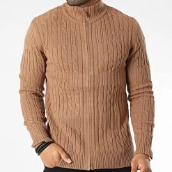 Tout neuf 😍 Gilet Zippé 6855 Camel de Classic Series 👏 -HautStyle Boutique classic series 342236 6855 CAMEL 20221020T135149 03