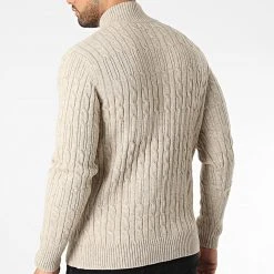 Vente flash 🔥 Gilet Zippé 6855 Beige de Classic Series ✨ -HautStyle Boutique classic series 342238 6855 BEIGE 20221020T135122 04