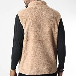 Meilleure vente ❤️ Veste Zippée Sans Manches DP-10022-007 Beige de Classic Series 😉 -HautStyle Boutique classic series 342299 DP 10022 007 004 20221021T151501 04