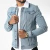 De gros ⌛ Veste Jean Col Mouton Kash Teddy DP3010 Bleu Denim de Classic Series 😉 -HautStyle Boutique classic series 342306 DP3010 044 20221021T151420 01