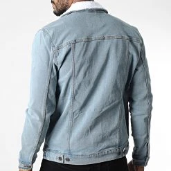De gros ⌛ Veste Jean Col Mouton Kash Teddy DP3010 Bleu Denim de Classic Series 😉 -HautStyle Boutique classic series 342306 DP3010 044 20221021T151424 04