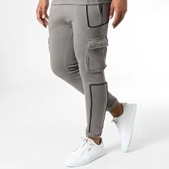 De gros ⭐ Ensemble De Survetement 1108 Gris Anthracite de Classic Series 🤩 -HautStyle Boutique classic series 342463 GK 1108T ACIK GRI 20221013T151824 04