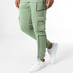 Budget 😀 Ensemble De Survetement 1108 Vert Clair de Classic Series 😉 -HautStyle Boutique classic series 342465 GK 1108T YOSUN 20221013T151511 04