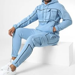 Offres ✔️ Ensemble De Survetement 1108 Bleu Clair de Classic Series 🌟