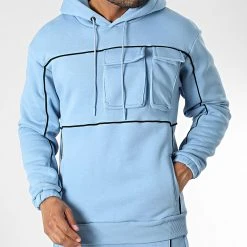 Offres ✔️ Ensemble De Survetement 1108 Bleu Clair de Classic Series 🌟 -HautStyle Boutique classic series 342469 GK 1108T MAVI 20221013T151454 03