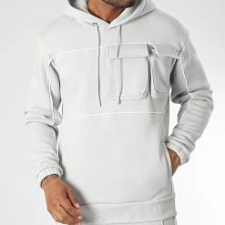 Vente flash 🌟 Ensemble De Survetement 1108 Gris de Classic Series ✔️ -HautStyle Boutique classic series 342472 GK 1108T GRI 20221013T151421 03