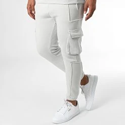 Vente flash 🌟 Ensemble De Survetement 1108 Gris de Classic Series ✔️ -HautStyle Boutique classic series 342472 GK 1108T GRI 20221013T151422 04