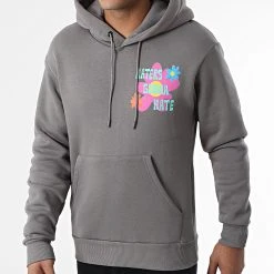 Meilleur prix ⌛ Sweat Capuche 1116 Gris Anthracite de Classic Series 🌟 -HautStyle Boutique classic series 342505 GK 1116 MURDUM 20221007T161029 04