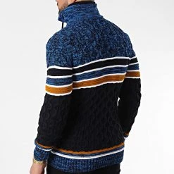 Remise 😍 Pull Col Montant 5013 Bleu Marine Bleu Chiné de Classic Series 🎁 9 Remise 😍 Pull Col Montant 5013 Bleu Marine Bleu Chiné de Classic Series 🎁 -HautStyle Boutique classic series 342528 5013 BLEU 20221007T155200 04