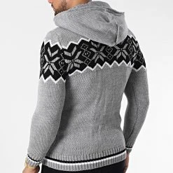 Acheter ⌛ Gilet Zippé Capuche 3008 Gris de Classic Series 😍 -HautStyle Boutique classic series 342556 3008 GREY 20221007T161121 04