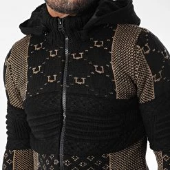 Meilleure vente 😀 Gilet Zippé Capuche 3013 Noir Camel de Classic Series 🔔 -HautStyle Boutique classic series 342562 3013 CAMEL 20221007T155439 02