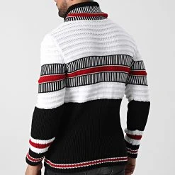 Grosses soldes 🔔 Pull Col Amplified 5007 Noir Blanc Rouge de Classic Series ⭐ 9 Grosses soldes 🔔 Pull Col Amplified 5007 Noir Blanc Rouge de Classic Series ⭐ -HautStyle Boutique classic series 342607 5007 RED 20221007T155425 04