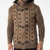 Promo 🎉 Gilet Zippé Capuche 3010 Camel de Classic Series ❤️ -HautStyle Boutique classic series 342667 3010 BROWN 20221007T161043 01